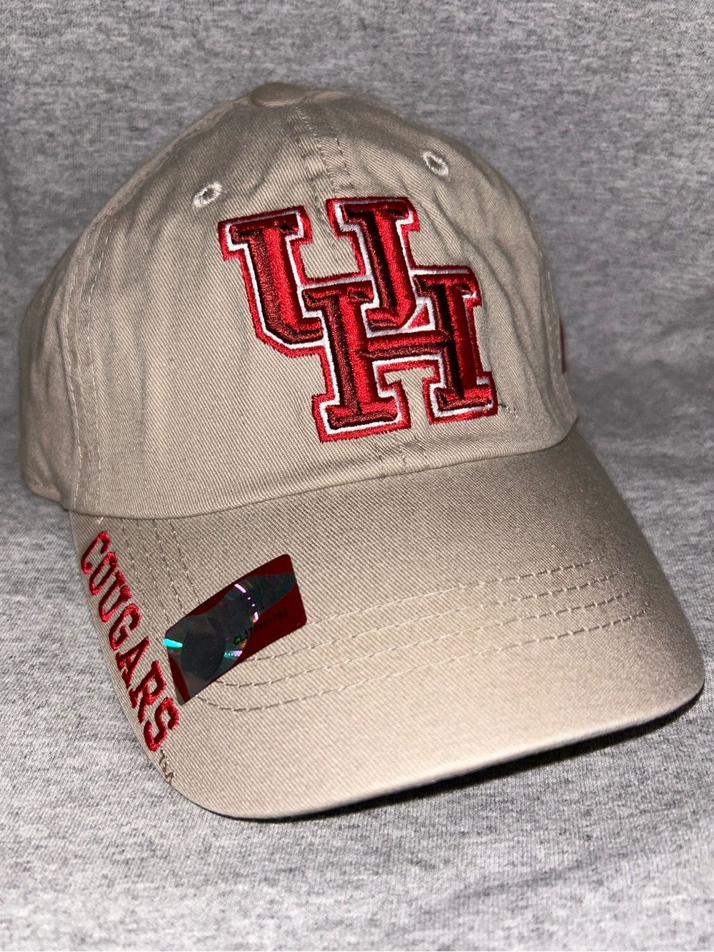 🐆🏟️ University of Houston Cougars Relaxed Fit Adjustable Tan Hat 🏟️🐆